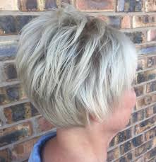 Women would look more youthful with this stylish layered bob as it softly frames the face. 65 Gorgeous Hairstyles For Gray Hair