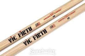 Vic Firth American Classic Drumsticks 5b Wood Tip