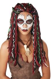 voodoo priestess costume wig