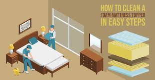 how to clean a foam mattress topper in