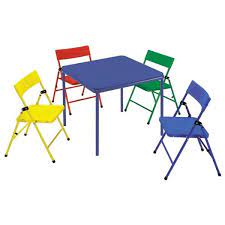 4.7 out of 5 stars with 43 ratings. Kids Colorful 5 Piece Folding Table And Chair Set Multi Color Kids And Teens Play Tables Chairs Home Garden Worldenergy Ae