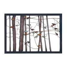 Metal Birds And Trees Decorative Wall Art 27 X 39 Olivia May