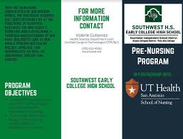 pre nursing echs program southwest