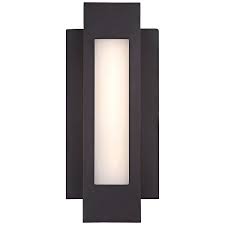 George Kovacs Insert 12 H Led Bronze Outdoor Wall Light 8m006 Lamps Plus