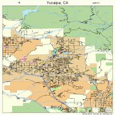 yucaipa california street map 0687042