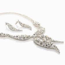lavish crystal bridal wedding jewellery