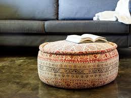 old tire into an ultra chic ottoman