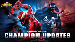 Using the abilities of his new symbiote, cletus created a long history of slaughtering people and being put in jail for it. Champion Updates Venom Carnage Marvel Contest Of Champions