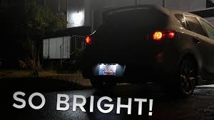 Brightest Led License Plate Lights Mazdaspeed 3 Led Install Youtube