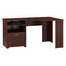 The design is limited but practical, and there are many options in terms of the color and finish. Bush Furniture Cabot Collection Corner Desk Heather Gray Walmart Com Walmart Com