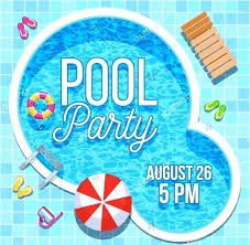 Pool Party Flyer Template Blank Netris Co
