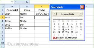 Control Calendario Monthview En Excel Trucos Y Cursos De Excel