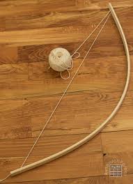 homemade bow and arrows