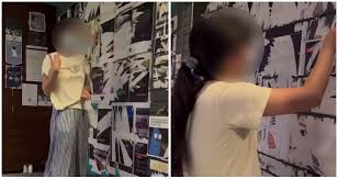 Chinese woman in Australia filmed ripping down Tiananmen Square posters,  denying Uyghur 'camps' claim | NextShark.com