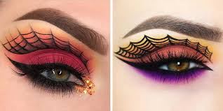 spiderweb eye makeup will