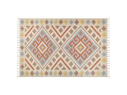 tappeto kilim cotone multicolore 200 x