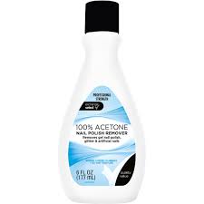 acetone nail polish remover