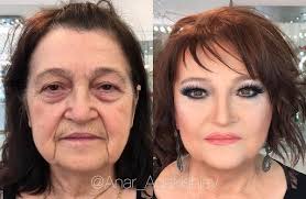 clients crazy makeup transformation