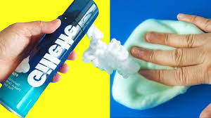 how to make fluffy slime with shaving