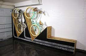 Wall Mounted Bike Rack With Bench