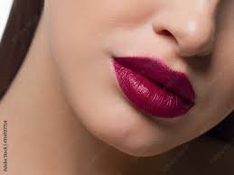 close up perfect lip makeup beautiful
