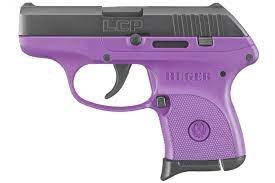 ruger lcp 380 acp purple pistol lady