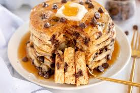 easy chocolate chip pancakes fluffy