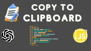 clipboard copy crafting with ai