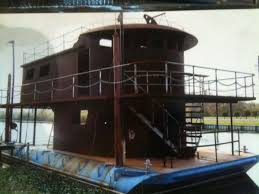 2010 homemade houseboat house boat for