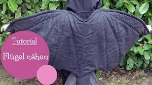 Kinderkostüm | kinder kostüm diy: Flugel Nahen Halloween Kostum Fledermaus Drache Batman Diy Nahanleitung Mommymade Youtube