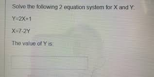 Solved Solve The Following 2 Equation