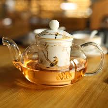 china borosilicate glass tea pot