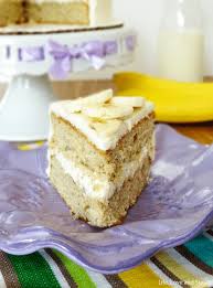 moist banana cake with vanilla