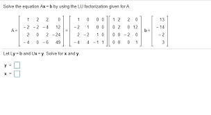 Answered Solve The Equation Ax B By