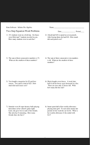 Word Problems Pre Algebra Math Solver