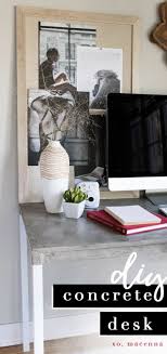 Our concrete desk collection is a great way to ensure that everything has its place and stays there. Concrete Desk Diy Ikea Hack Watch The Full Video To Easily Transform Any Desk Table Or Countertop Into A Chic C Diy Furniture Decor Ikea Diy Diy Ikea Hacks
