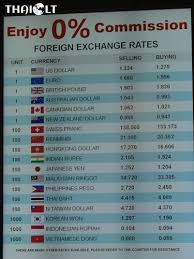 Currency Exchange At Singapore Changi Airport Sin Thai Lt