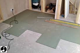 how to install laminate flooring over