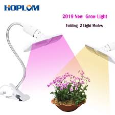 Newest Version Dual Modes Led Grow Light Bulb 75w E27 Plant Lamp For Indoor Plants With Flexible Gooseneck 110v 220v Led Grow Lights Aliexpress