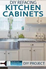 See examples of how to refinish cabinets and determine whether cabinet refacing is a it may not always be practical or affordable to rebuild the cabinets in a kitchen or bathroom. Painted Furniture Ideas Diy Refacing Kitchen Cabinets Painted Furniture Ideas