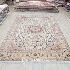 wool silk carpet traditional soft thick