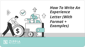 how to write an experience letter with