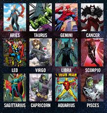 Astrological Signs As Avengers Endgame Heroes The