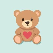 teddy bear vector art icons and