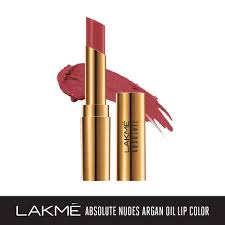lakme absolute argan oil lip color in