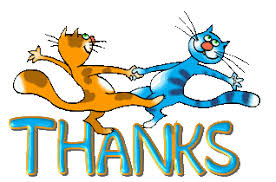 Image result for cat thank you clipart