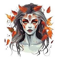 halloween origin druid makeup celtin