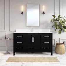 Espresso Single Sink Bathroom Vanity