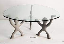 Silver Glass Coffee Table For At