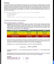 Solved Functions In This Project Things Are A Bit Differe